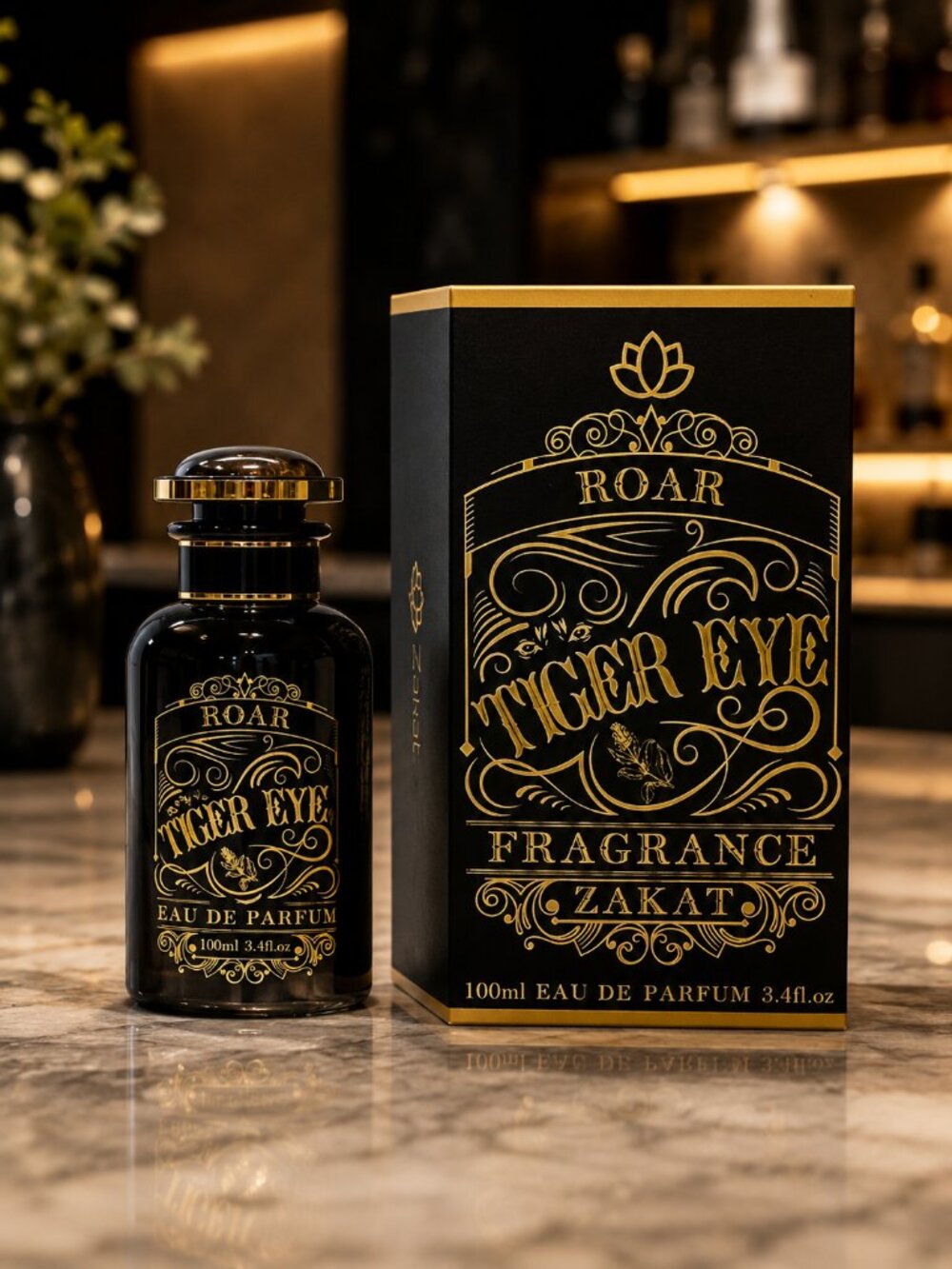 Zakat Tiger Eye Roar EDP By Zakat Zoghbi Parfums For Men 100ml 3.4 FL OZ